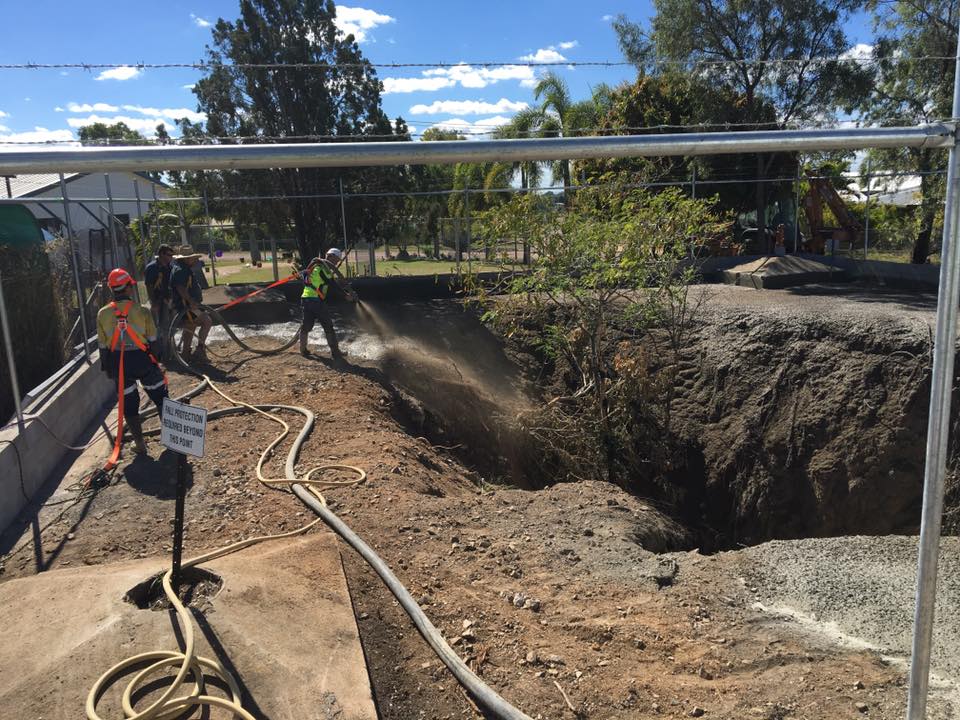 Easy Reach Concrete Pumping at work in Charters Towers